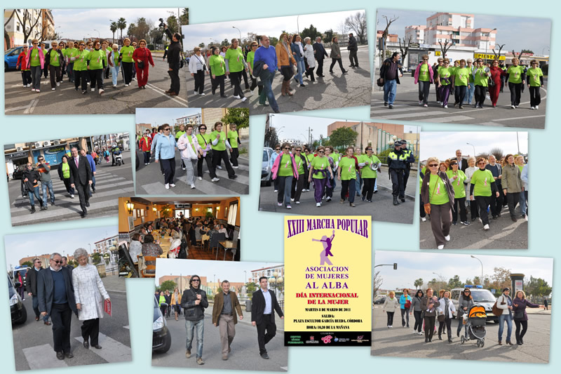 XXIII Marcha Popular por el día internacional de la Mujer.