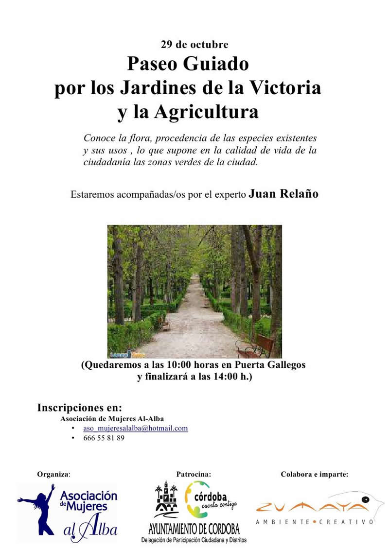 Paseo por los Jardines de la Victoria